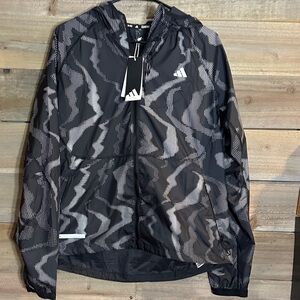 adidas Black and Gray Performance Jacket